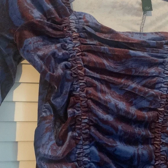 NWT Velvet Off the Shoulder Dress - Picture 2 of 4